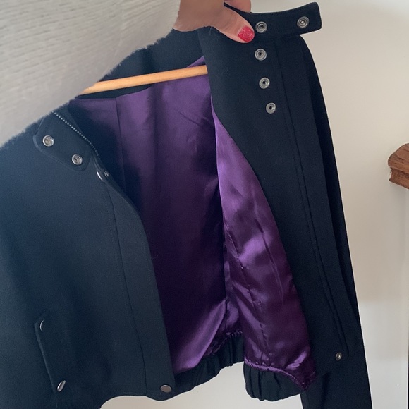 Dalia Collection, Sz 8, cropped zip up blazer - Picture 8 of 9